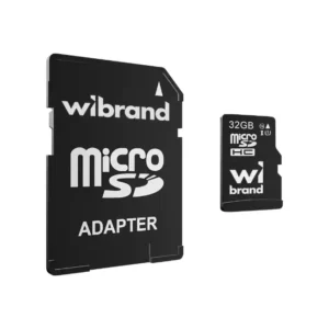 MicroSD Wibrand 32Gb class 10 + adapter