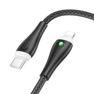 Кабель Borofone BX100 Advantage 27W USB-C to Lightning 1 м LED