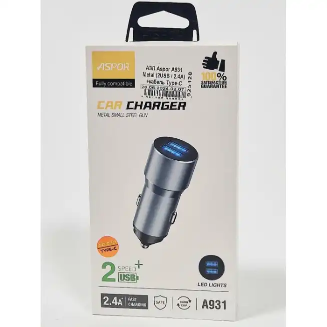 avtomob-lniy-zaryadniy-pristr-y-aspor-a931-metal-fast-charge-2usb-2-4a-usb-kabel-type-c-s-riy-2-700x700 (1)