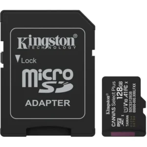 microSDXC, 128Gb, Kingston Canvas Select Plus, Class10 UHS-I U1